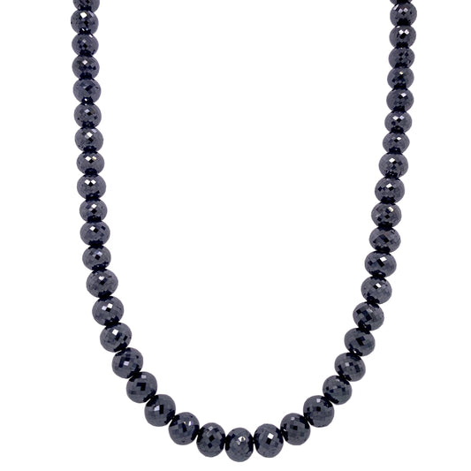 Large Black Diamond Necklace