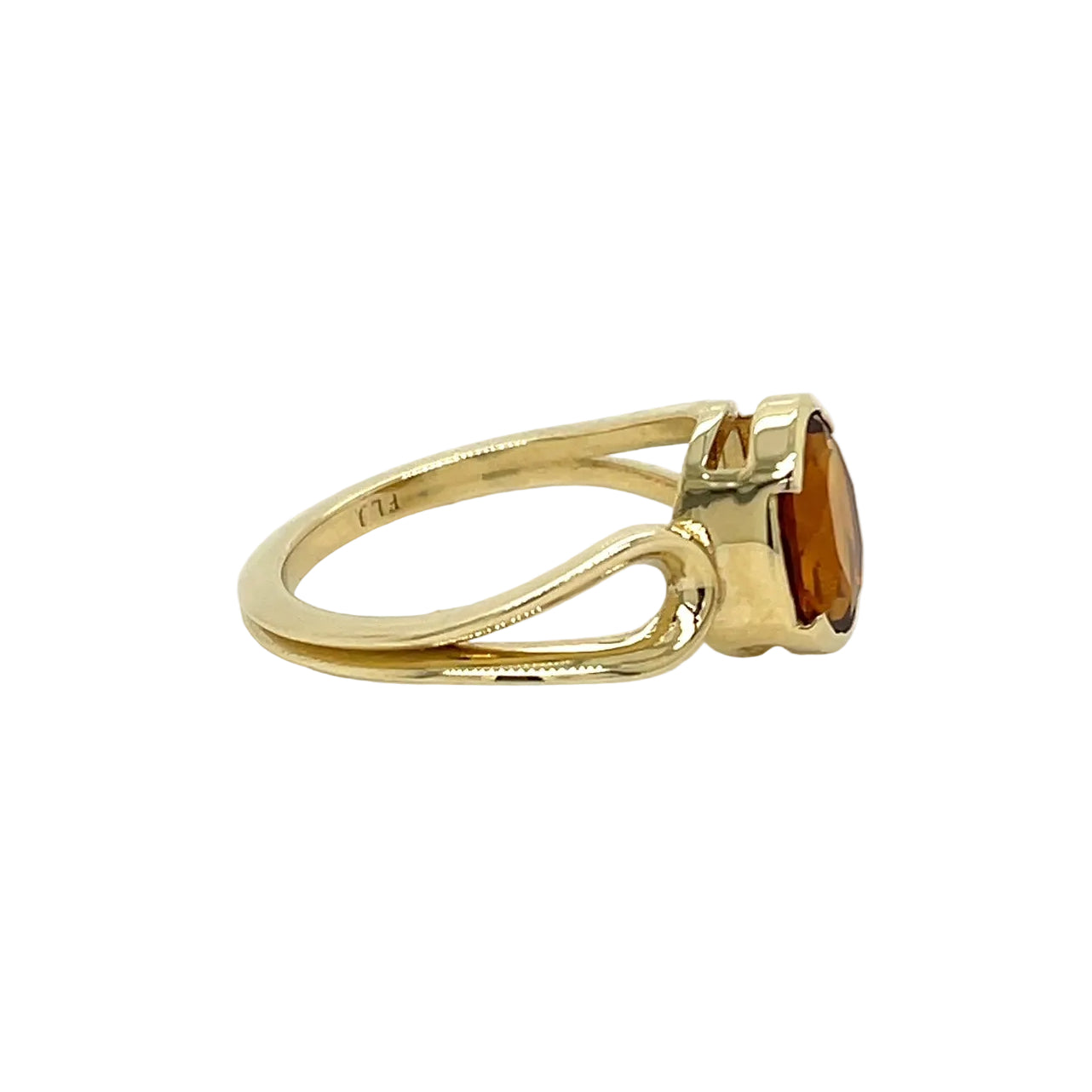 Oval Citrine Ring