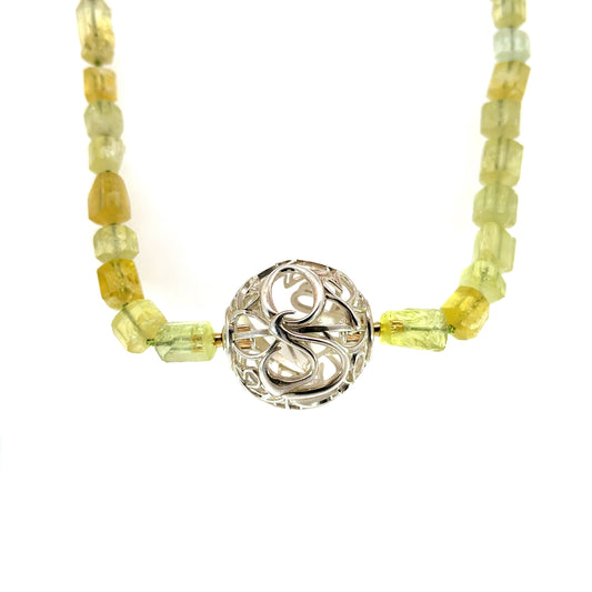 Sterling Silver Greenville Sphere Clasp 25mm