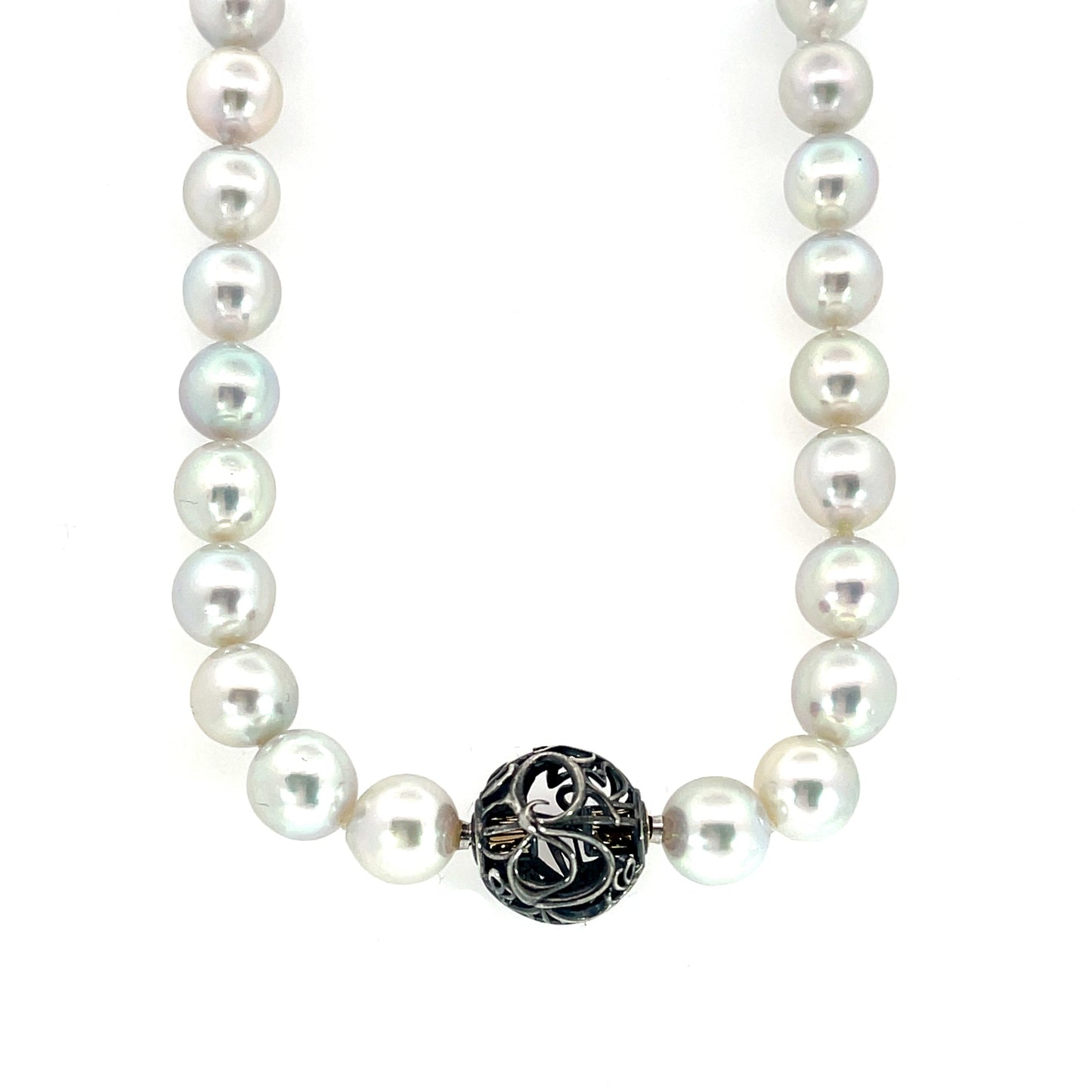 Sterling Silver Greenville Sphere Clasp 15mm