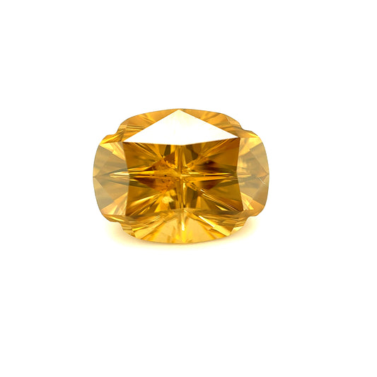 11.36 Carat Larry Woods Cut Golden Zircon