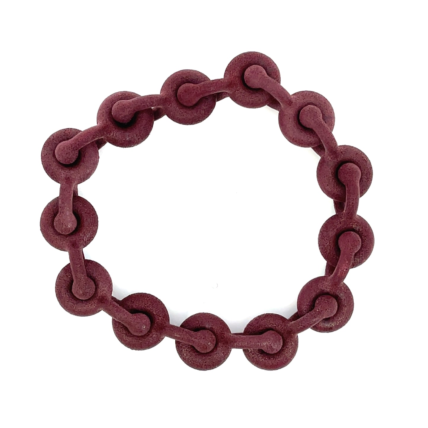 Aubergine Nylon Link Bracelet