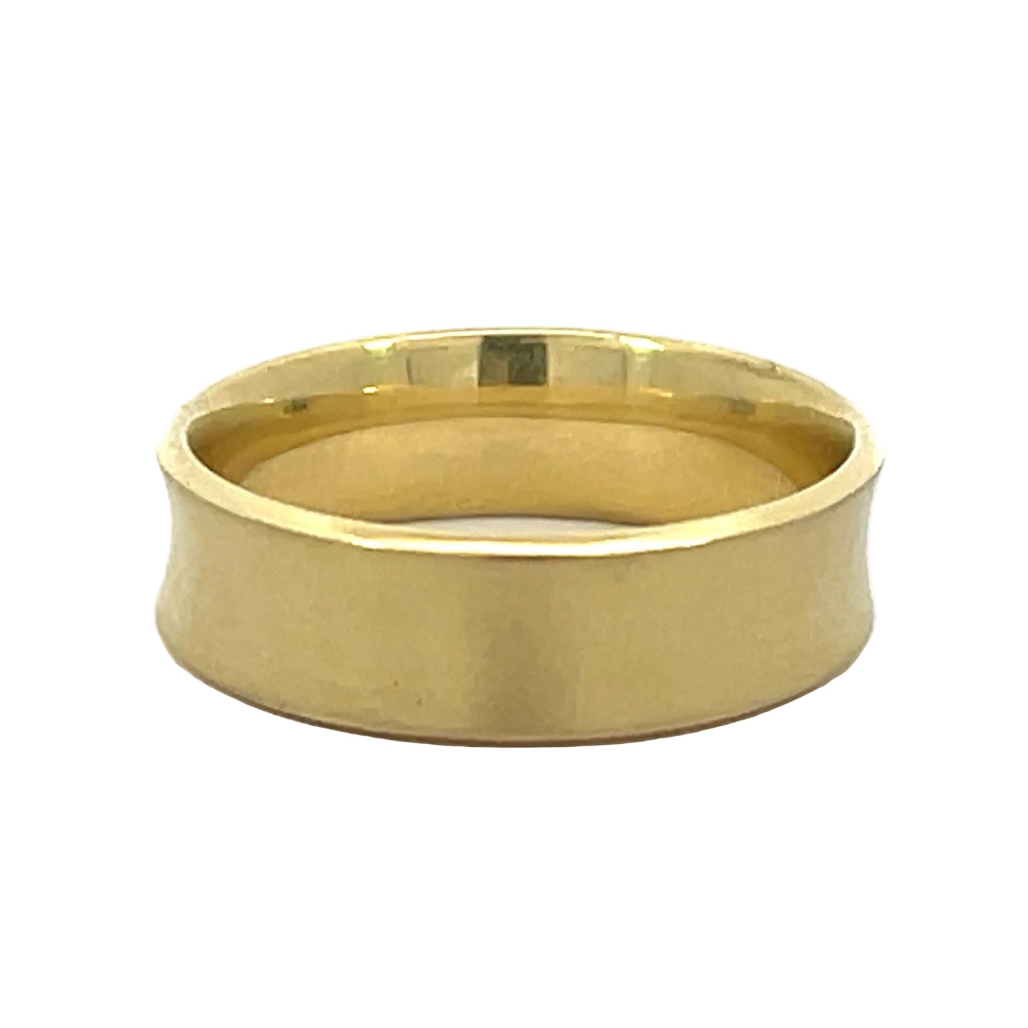 6.6mm 18k Yellow Gold Band