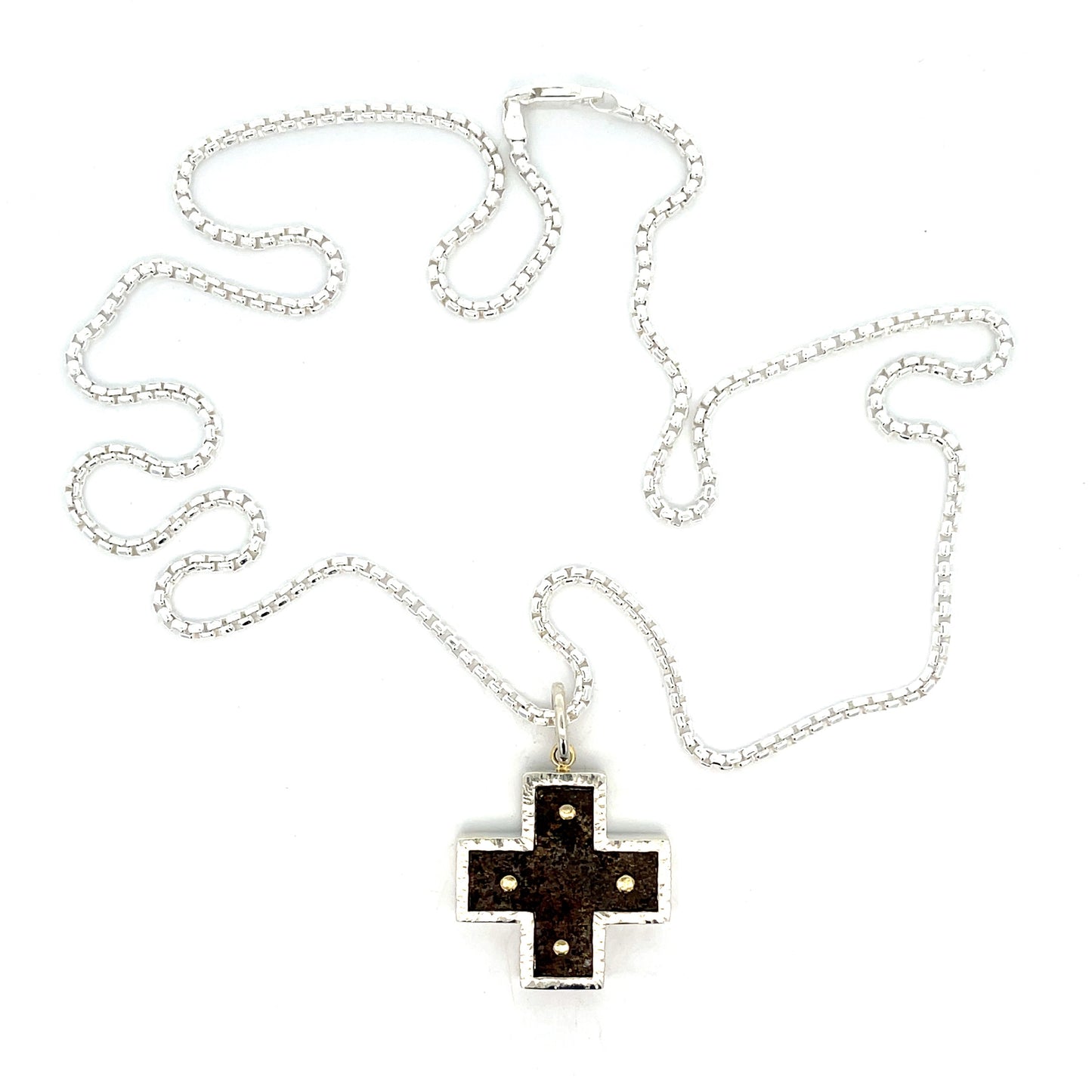 Sterling Silver Iron Cross Pendant
