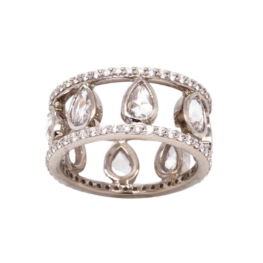 Strong Pair Rosecut Diamond Ring