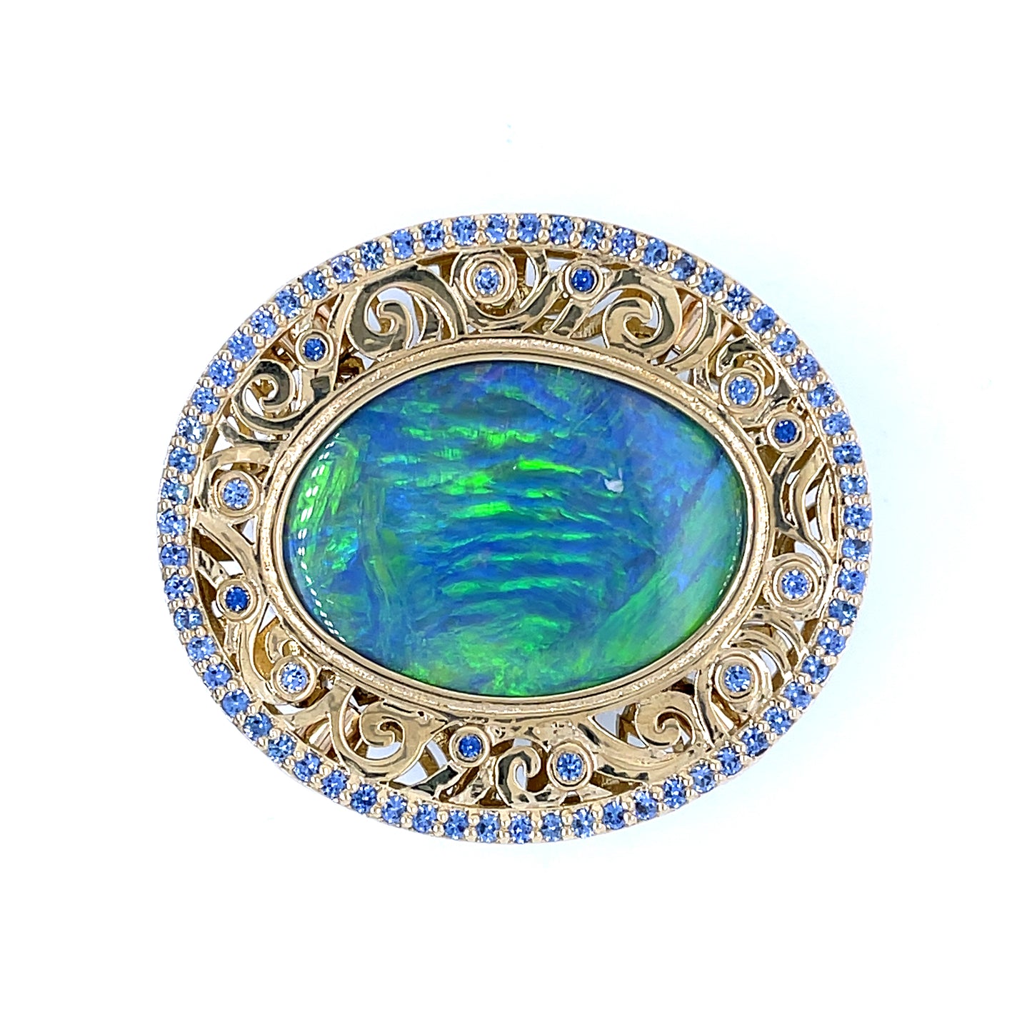 Reversible Black Opal Modullyn Clasp
