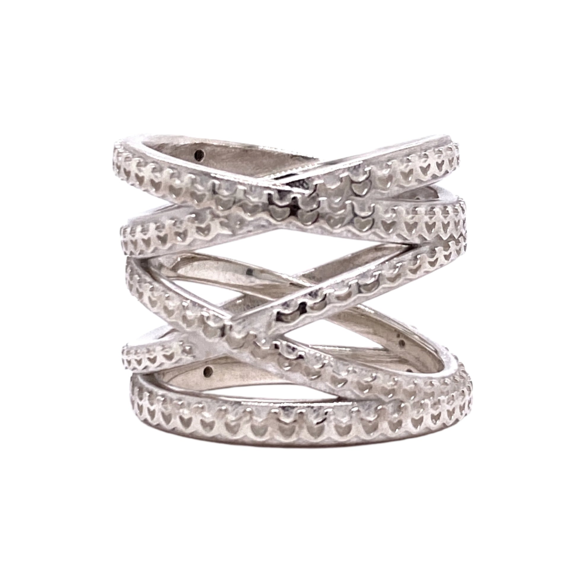 Custom jewelry, sterling silver gold "Not Nonessential" ring, llyn strong, greenville, South Carolina