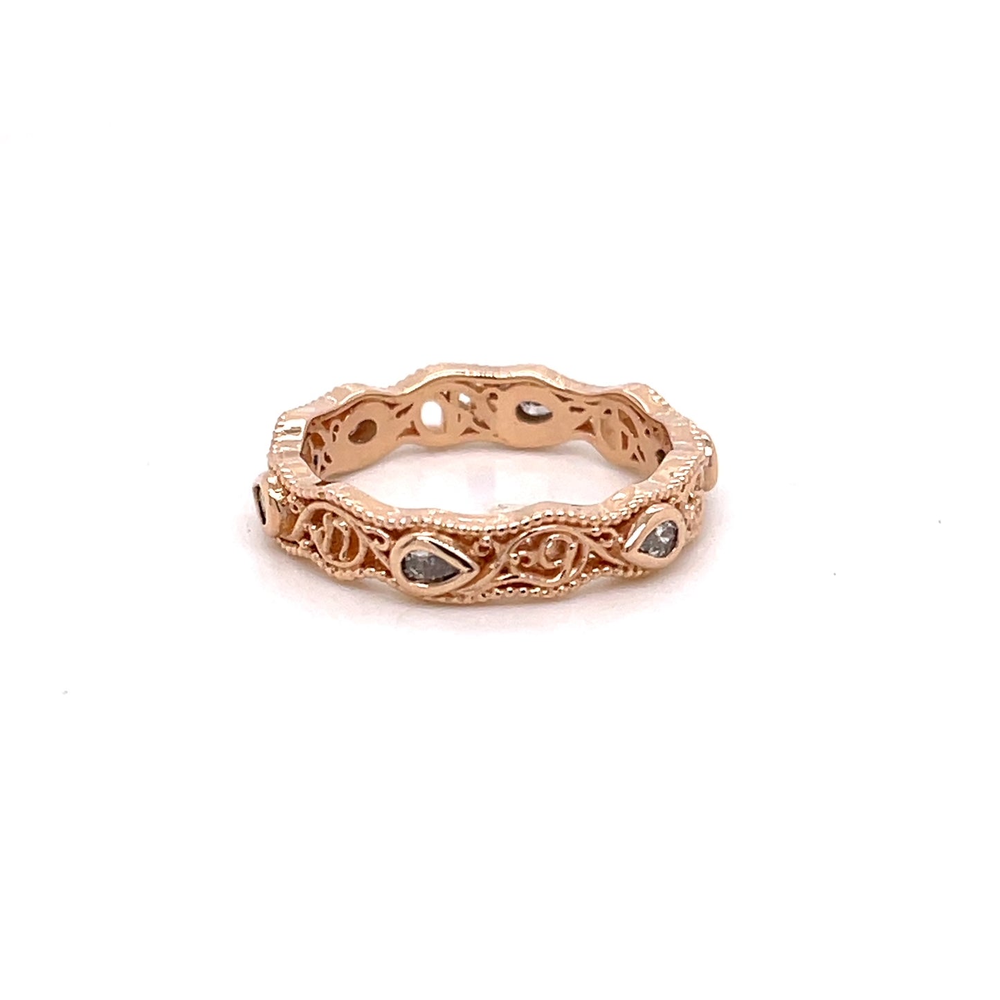 18k Rose Gold "Strong Pair" Band