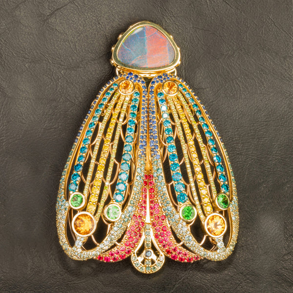 custom jewelry, gold, opal, garnet, diamonds, coral, aquamarine, sapphire, alexandrite, pendant, brooch, llyn strong, greenville, south carolina