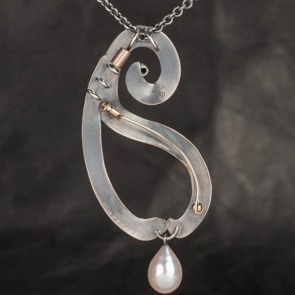 custom jewelry, silver, diamond, gold, brooch, pendant, llyn strong, greenville, south carolina