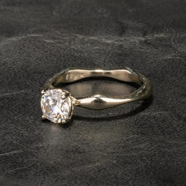 Custom Jewelry, ring, white gold, zirconia, llyn strong, Greenville, South Carolina