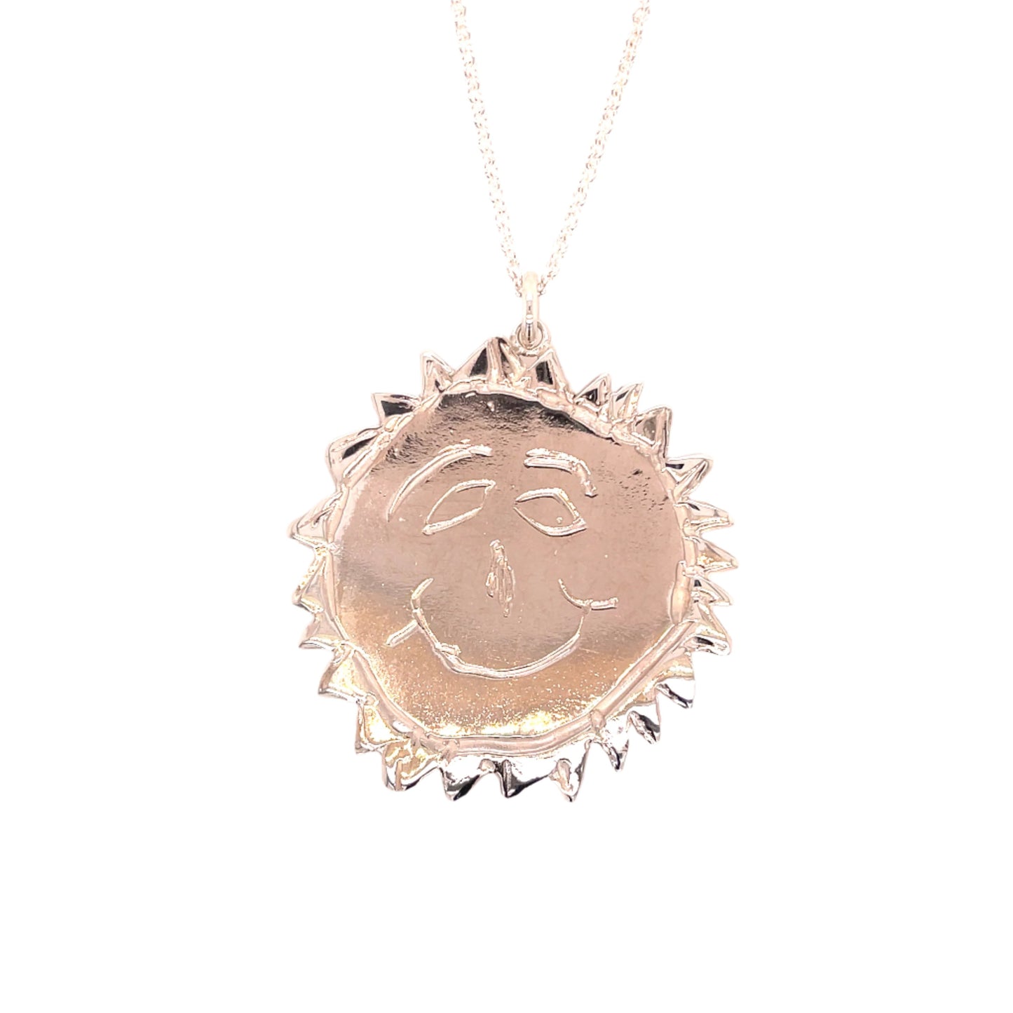Sterling Silver "Sun" Necklace