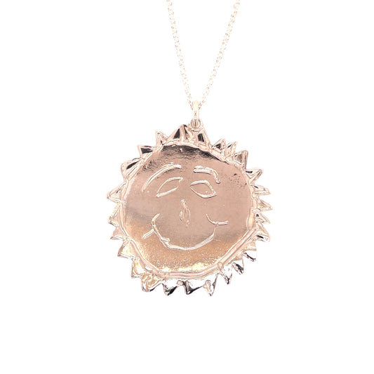 Sterling Silver "Sun" Necklace