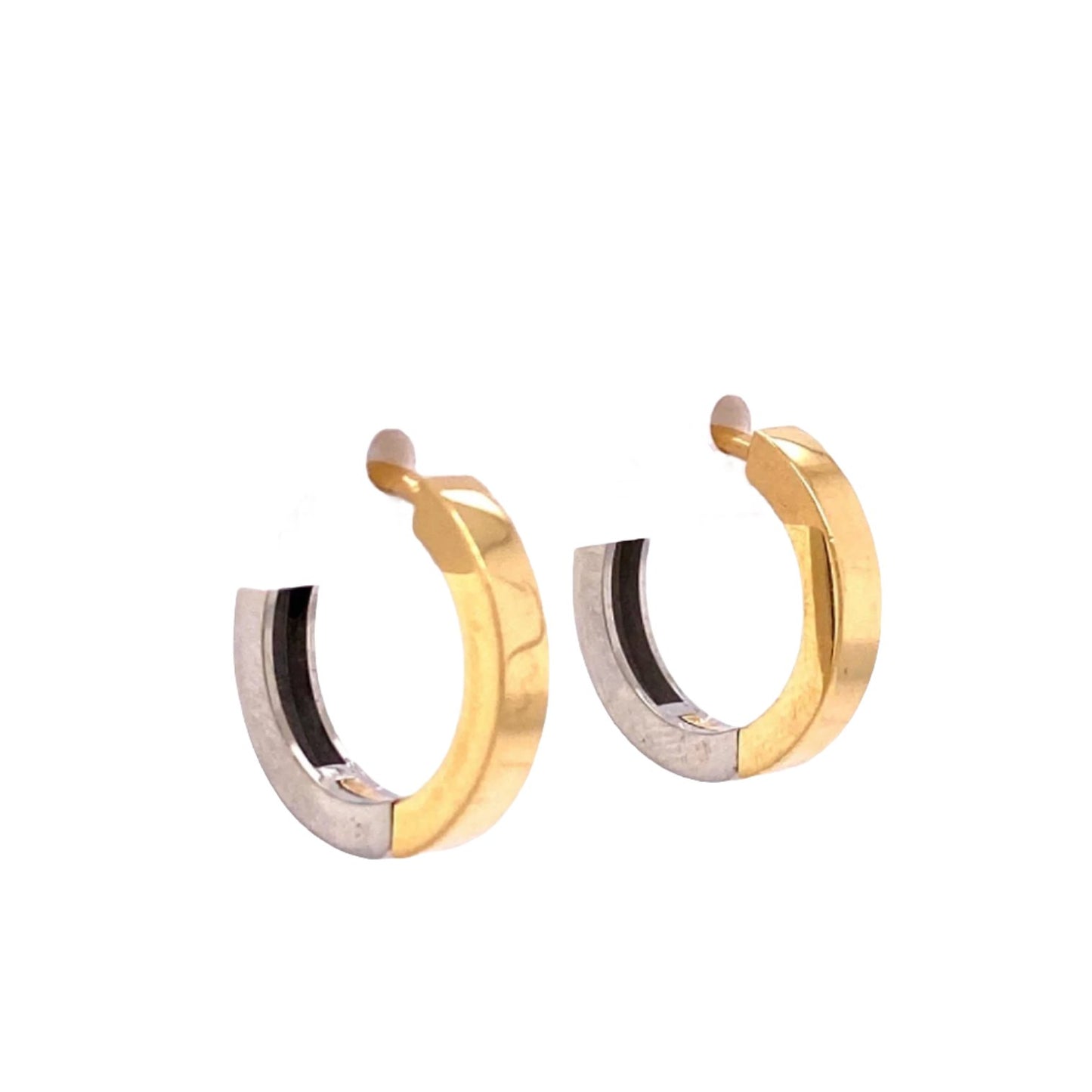 Custom Jewelry, earrings, hoops, yellow and white gold, llyn strong, Greenville, South Carolina