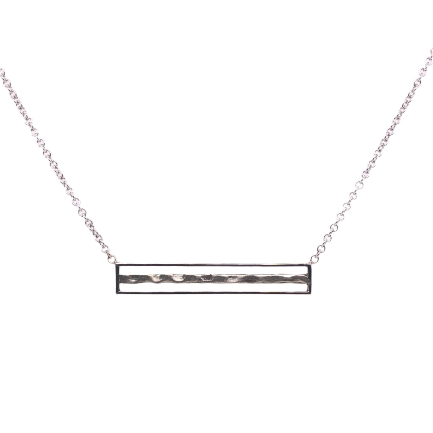Custom jewelry, Hammered bar necklace, Sydney Strong, Greenville, South Carolina