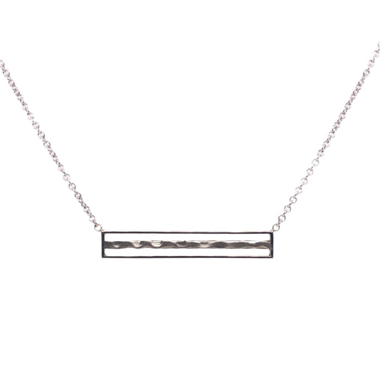 Custom jewelry, Hammered bar necklace, Sydney Strong, Greenville, South Carolina