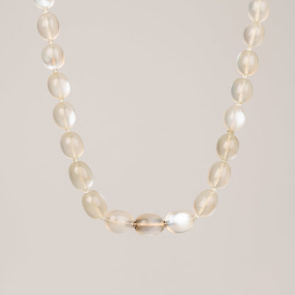 custom jewelry, gold, moonstone, modullyn, necklace, llyn strong, greenville, south carolina