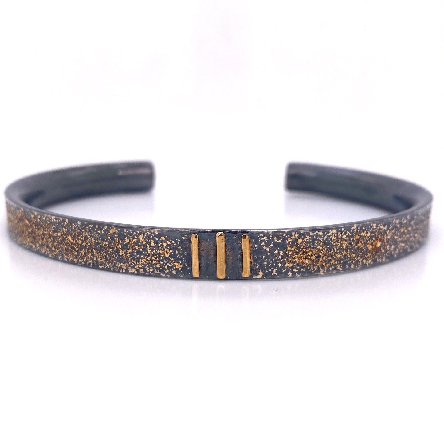 Custom Jewelry, Mens linear narrow cuff, llyn strong, Greenville, South Carolina