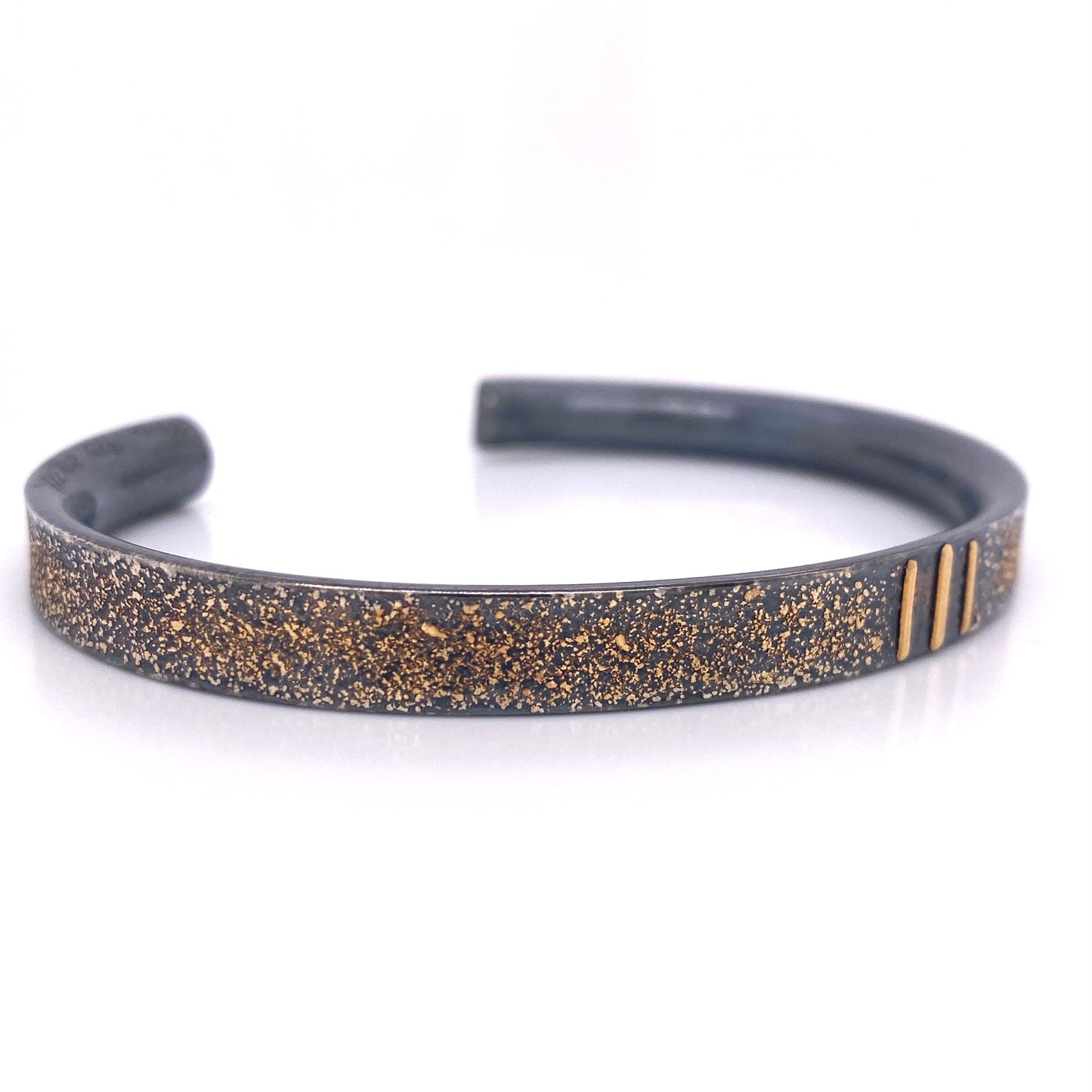 Custom Jewelry, Mens linear narrow cuff, llyn strong, Greenville, South Carolina