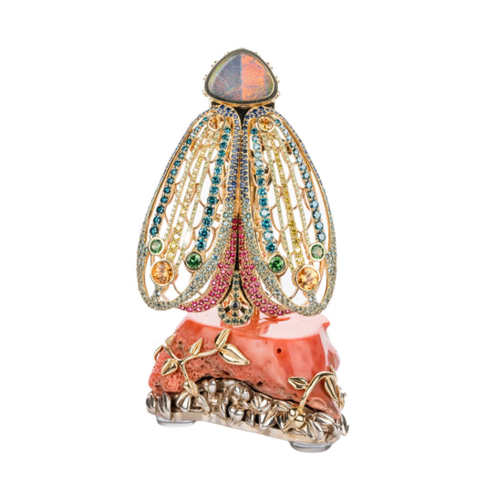 custom jewelry, gold, opal, garnet, diamonds, coral, aquamarine, sapphire, alexandrite, pendant, brooch, llyn strong, greenville, south carolina