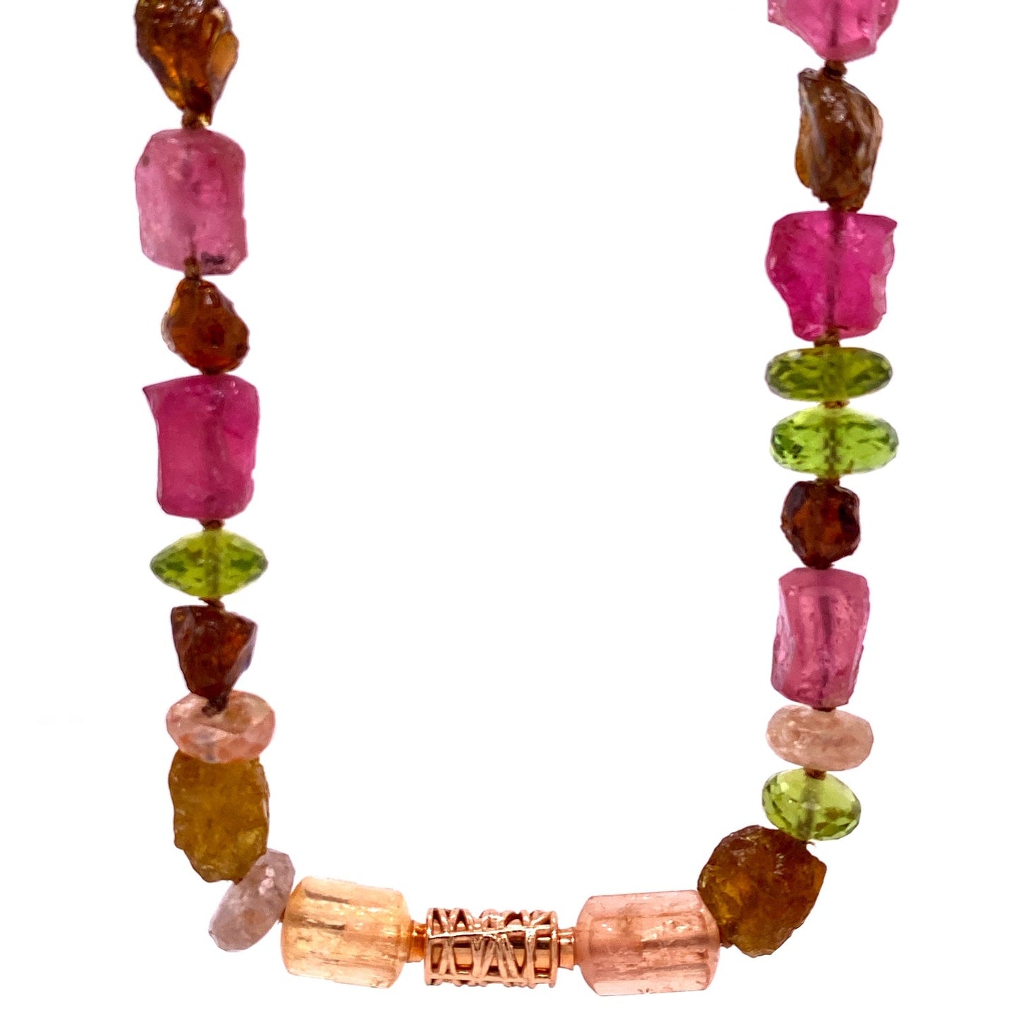 Custom jewelry, multi earth tone strand, llyn strong, Greenville, South Carolina