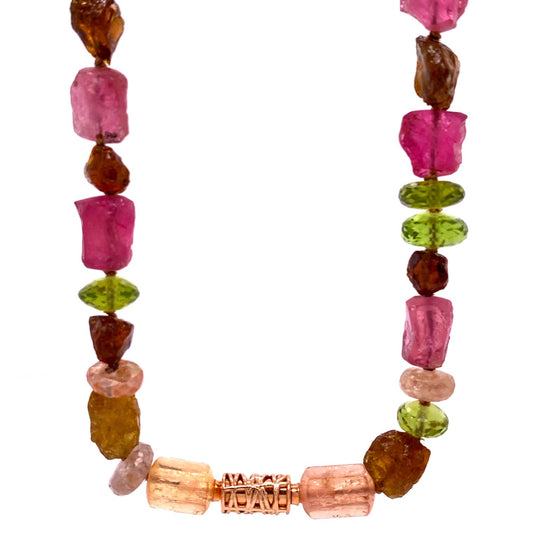 Custom jewelry, multi earth tone strand, llyn strong, Greenville, South Carolina