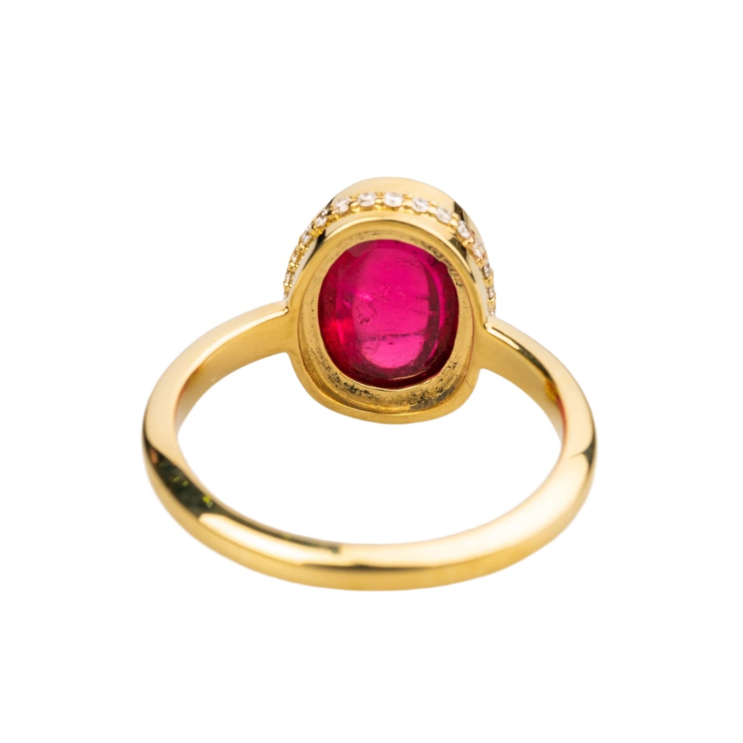 Custom Jewelry, Red Tourmaline Ring, Sydney Strong, Greenville, South Carolina