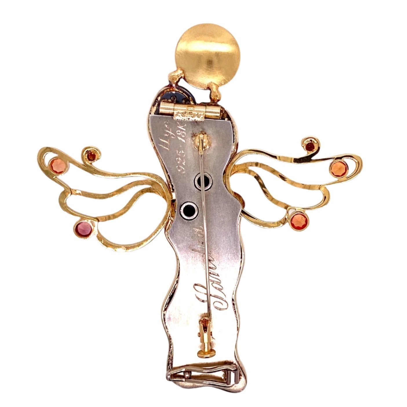 custom jewelry, gold, sapphire, pearl, diamonds, silver, brooch, llyn strong, greenville, south carolina