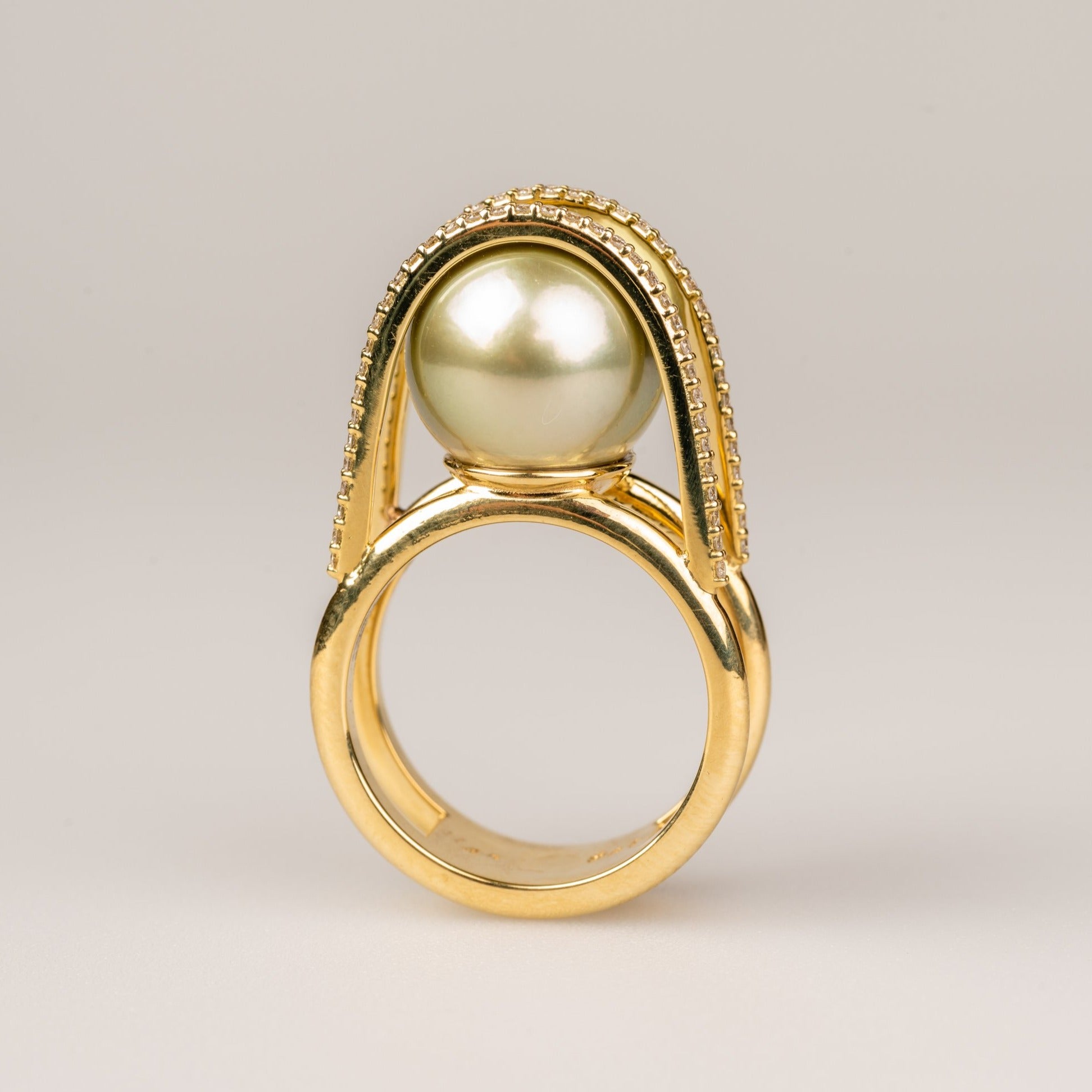 Custom jewelry, Tahitian Pearl Ring, llyn strong, Greenville, South Carolina
