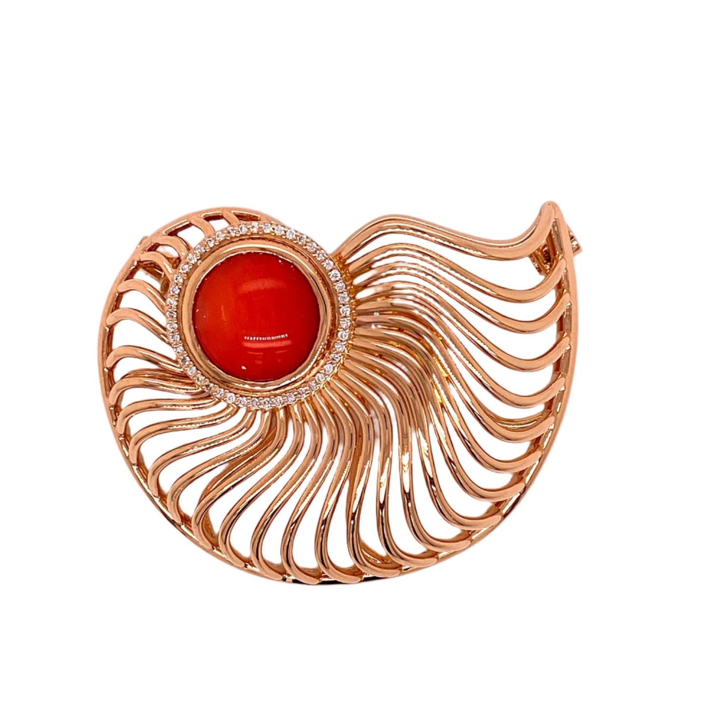 custom jewelry, pendant, modullyn, ammonite, llyn strong, greenville, south carolina