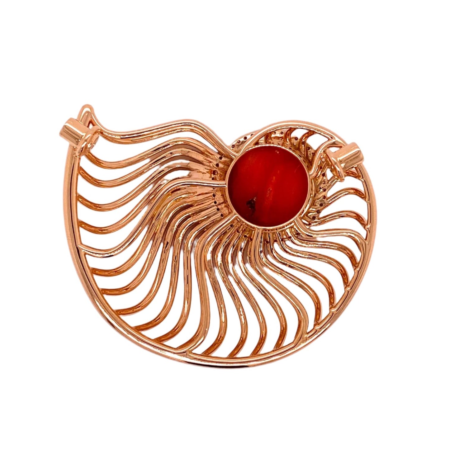 custom jewelry, pendant, modullyn, ammonite, llyn strong, greenville, south carolina