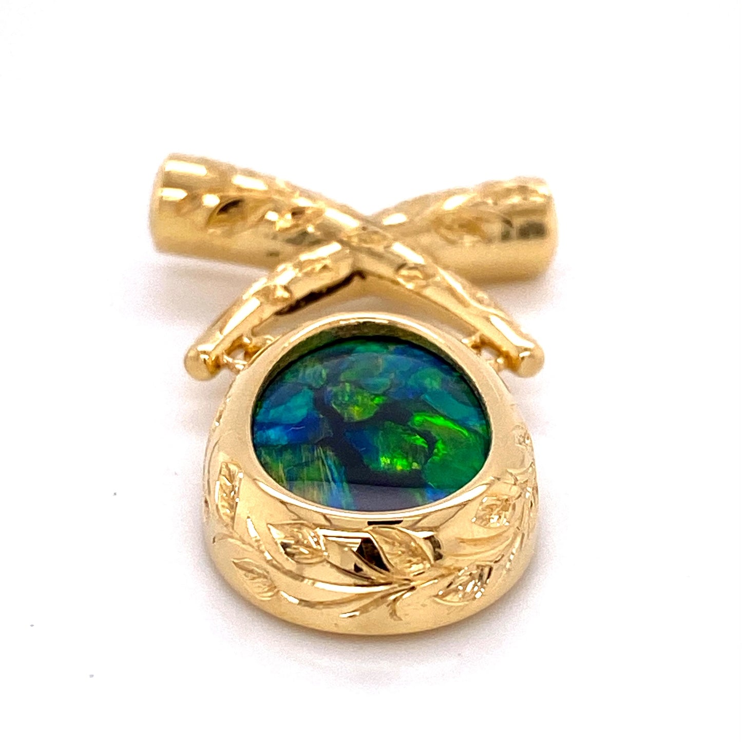 Custom Jewelry, Australian Black Opal Clasp, llyn strong, Greenville, South Carolina