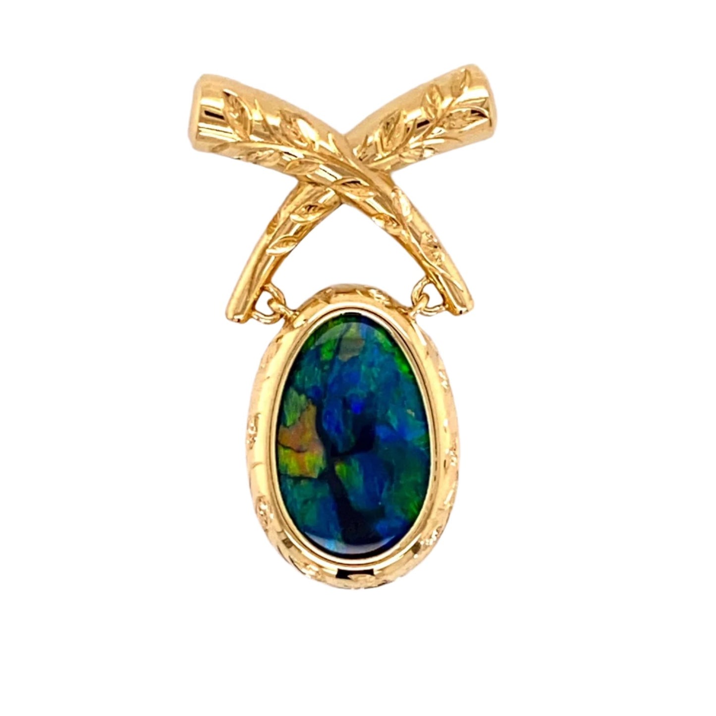 Custom Jewelry, Australian Black Opal Clasp, llyn strong, Greenville, South Carolina
