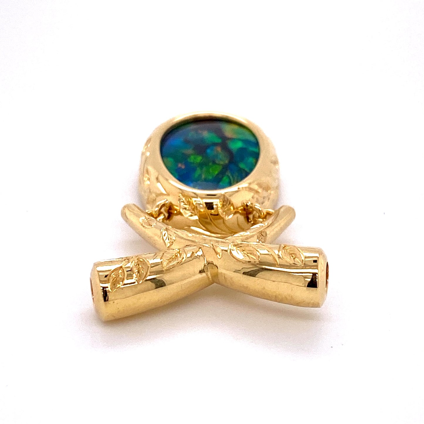 Custom Jewelry, Australian Black Opal Clasp, llyn strong, Greenville, South Carolina