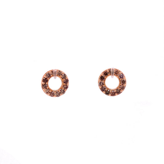 Custom Jewelry, Champagne diamond sparkle circles, llyn strong, Greenville, South Carolina