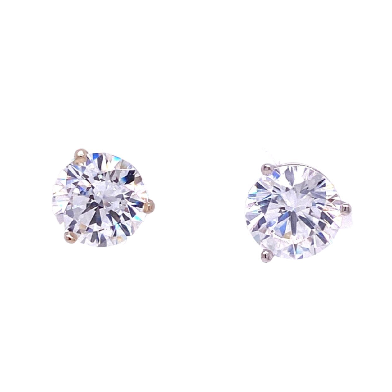 custom jewelry, gold, studs, zirconia, earrings, llyn strong, greenville, south carolina