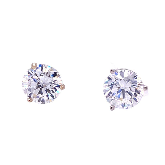 custom jewelry, gold, studs, zirconia, earrings, llyn strong, greenville, south carolina