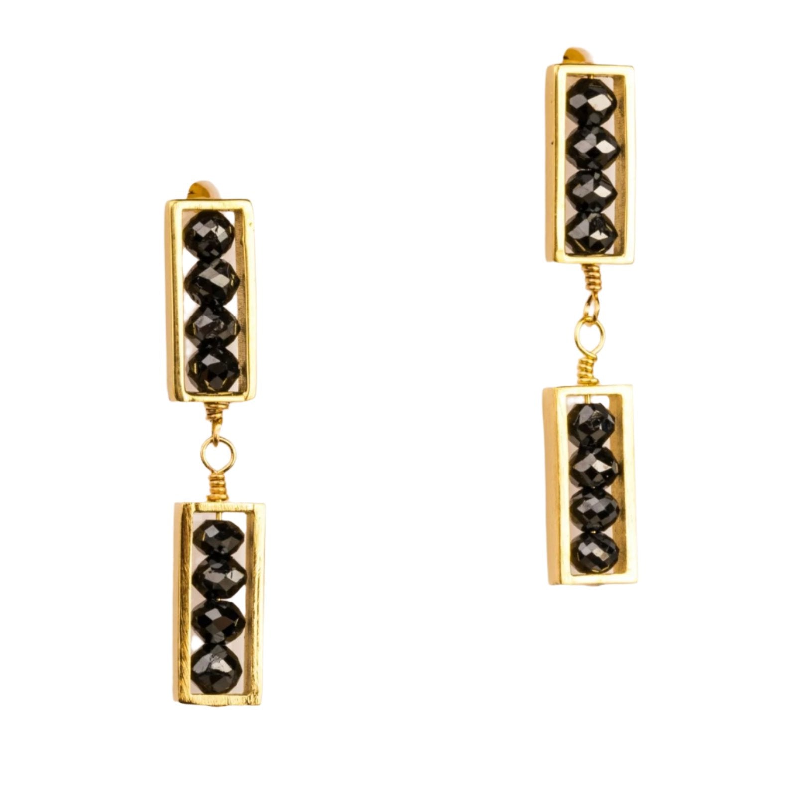 Custom Jewelry, double bar stud earrings, Sydney Strong, Greenville, South Carolina