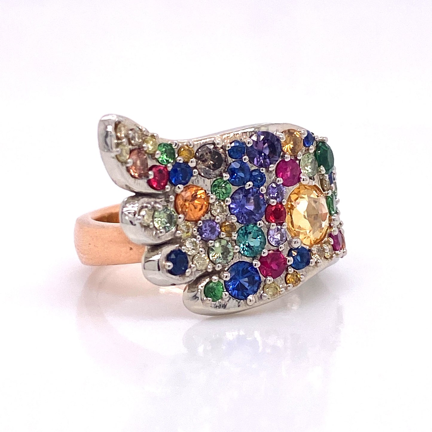 custom jewelry, gold, sapphire, diamond, ruby, garnet, ring, llyn strong, greenville, south carolina