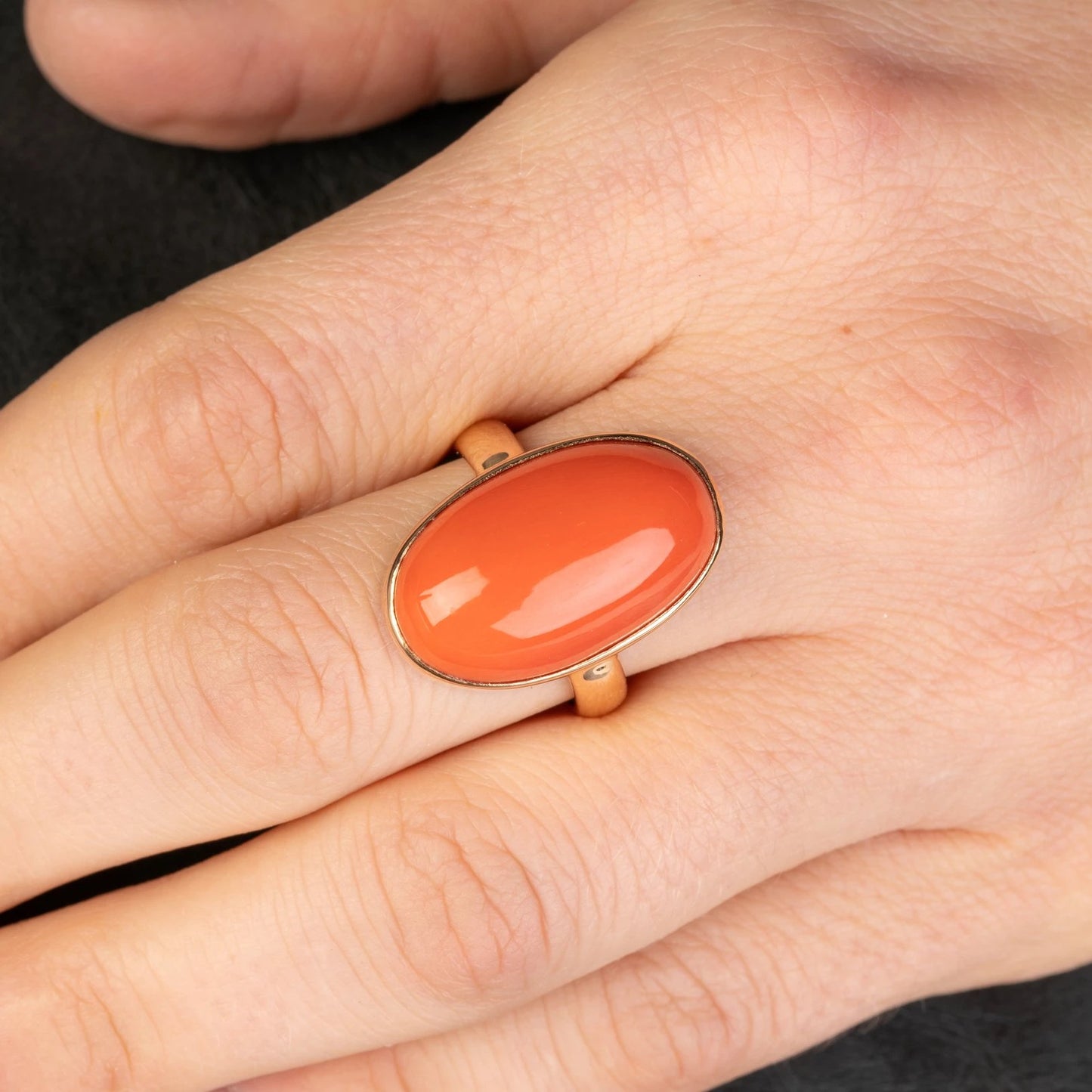 Custom Jewelry, Italian Coral ring, llyn strong, Greenville, South Carolina