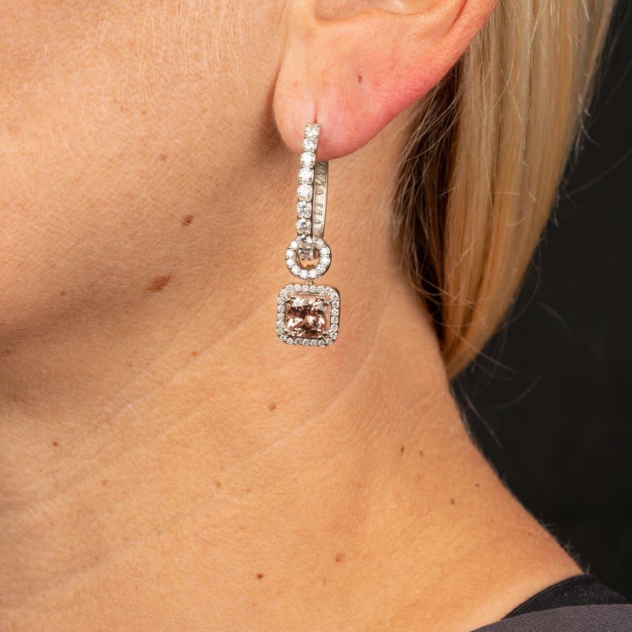 custom jewelry, gold, diamonds, hoops, earrings, llyn strong, greenville, south carolina