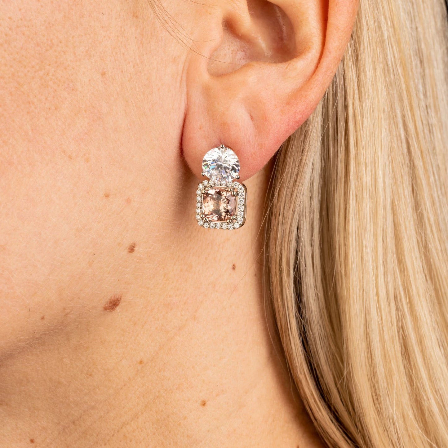 Custom Jewelry, Lotus Garnet Jackets, Cubic Zirconia Studs, llyn strong, Greenville, South Carolina