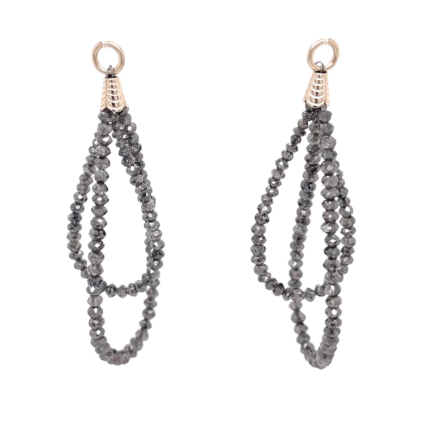 25.75 Carat Steele Gray Diamond Loop Jackets