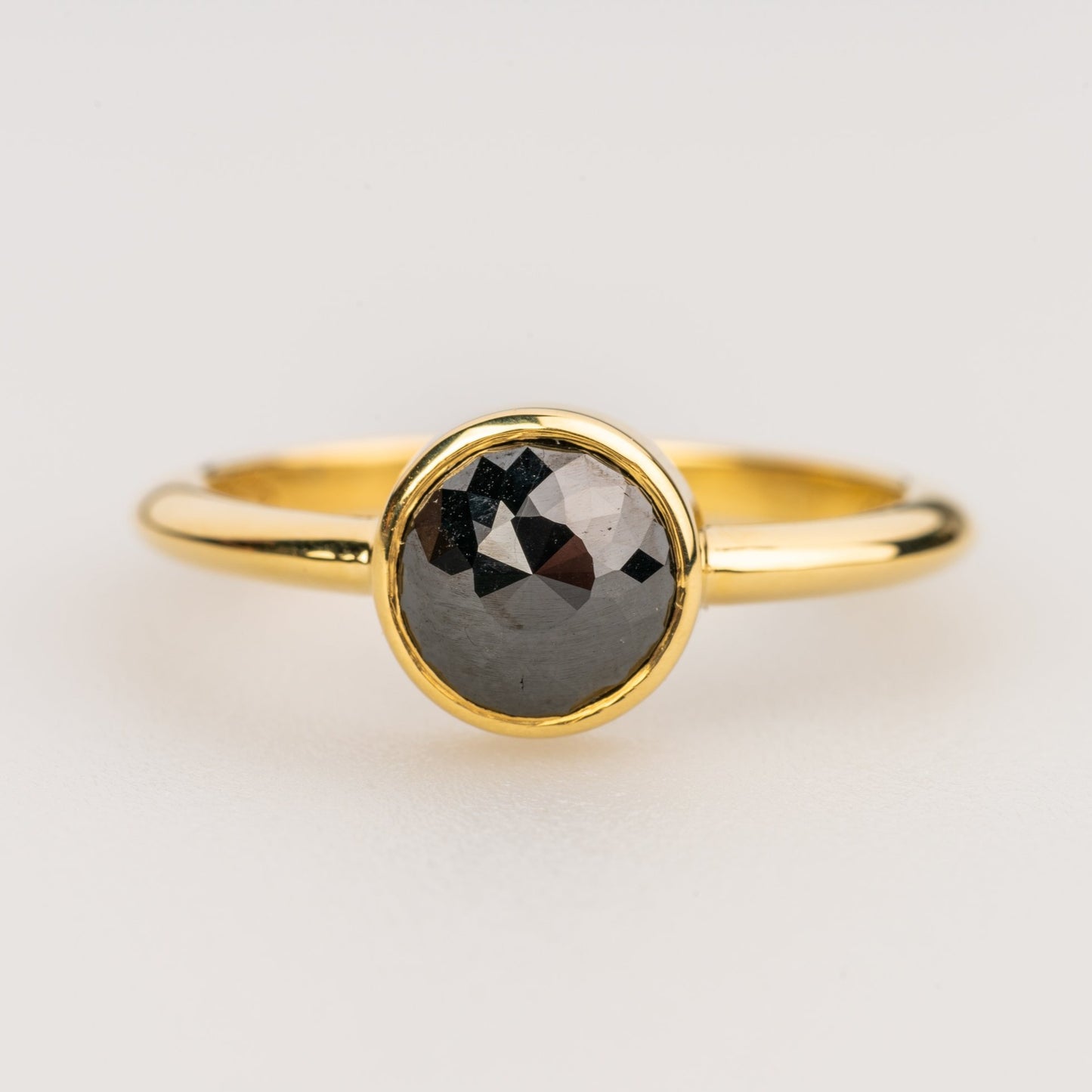Custom Jewelry, Black diamond rose cut ring, Sydney Strong, Greenville, South Carolina