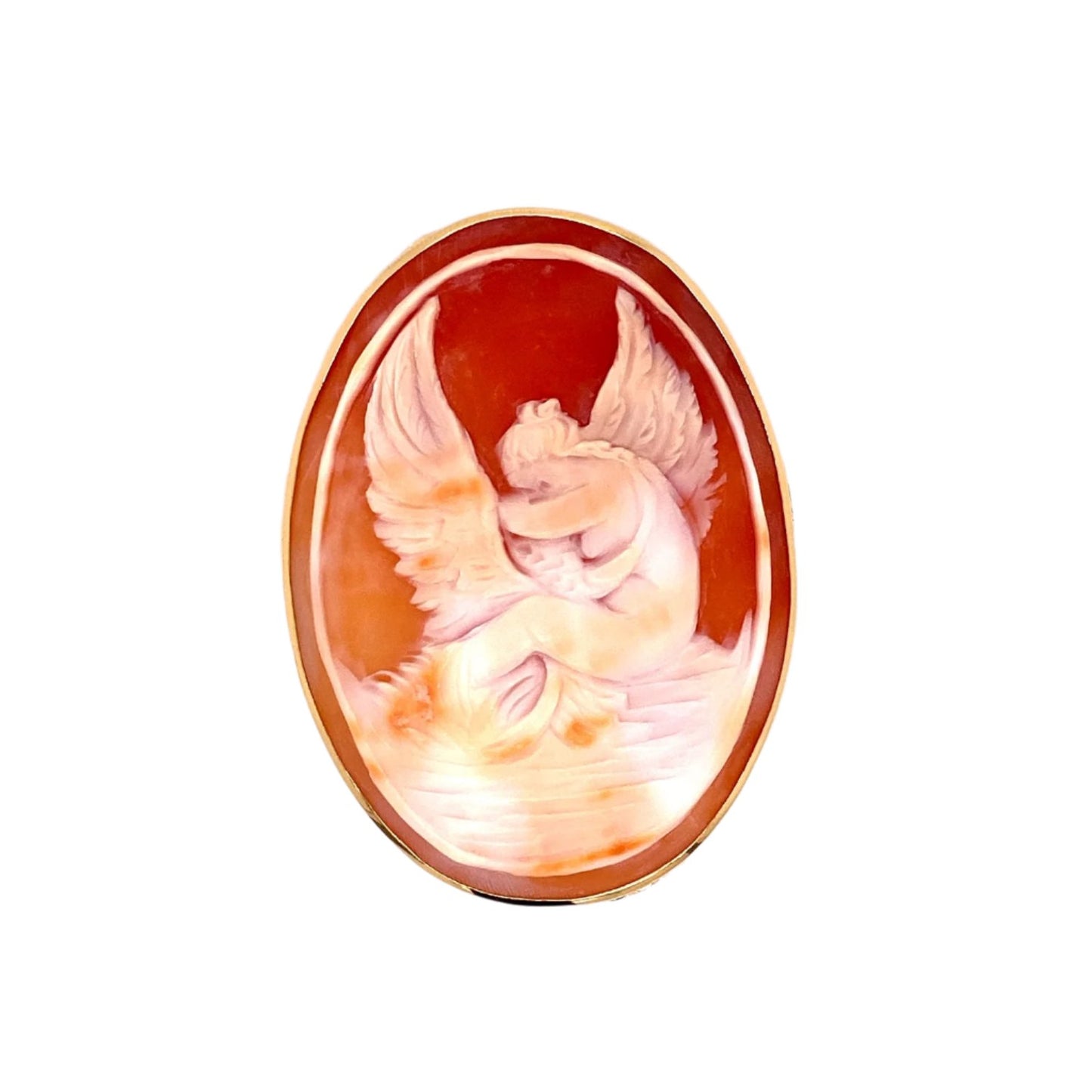 custom jewelry, 18k yellow gold, cameo, Modullyn Clasp, llyn strong, Greenville, South Carolina