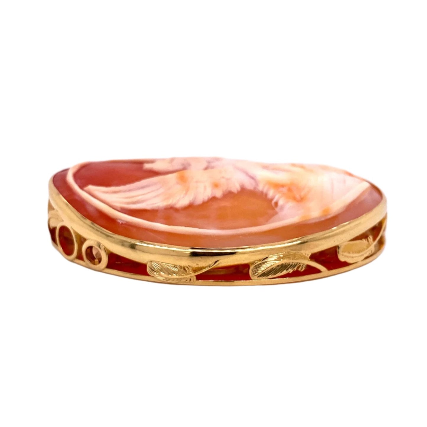 custom jewelry, 18k yellow gold, cameo, Modullyn Clasp, llyn strong, Greenville, South Carolina