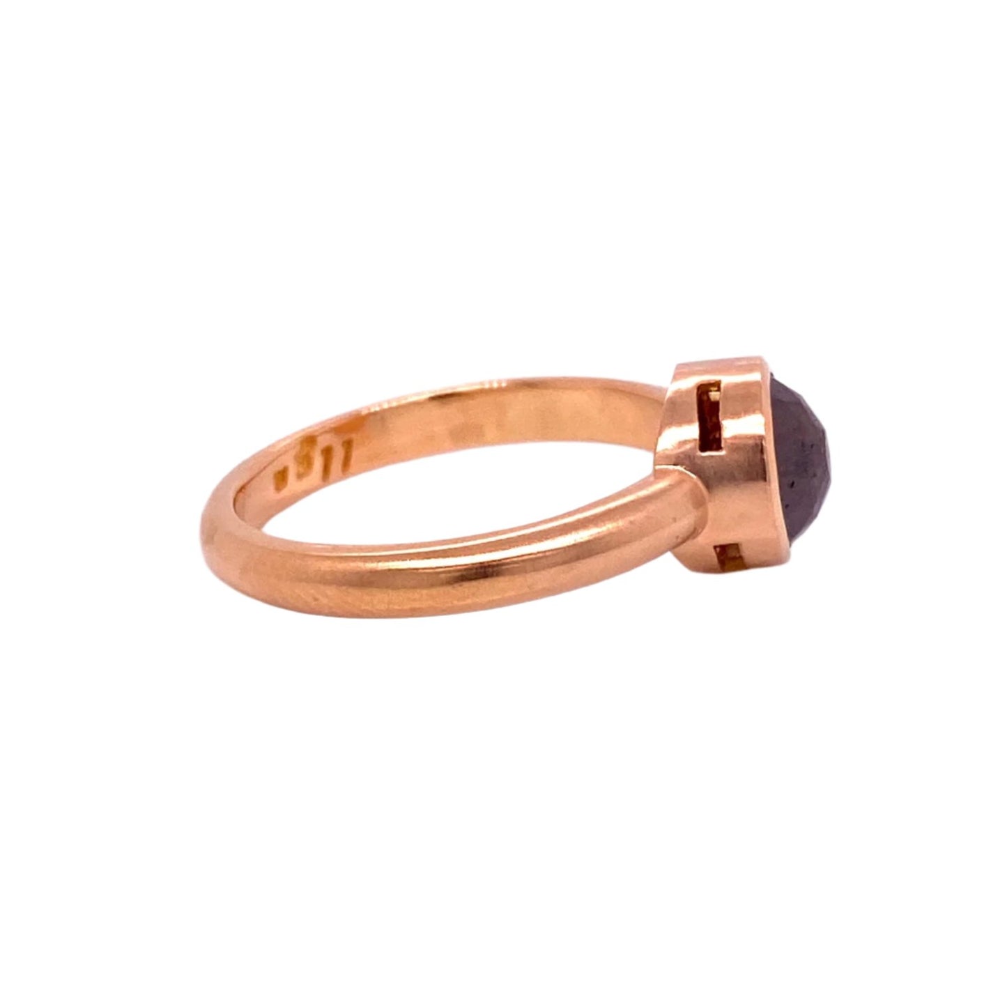 custom jewelry, rose cut, gold, ring, engagement ring, llyn strong, greenville, south carolina