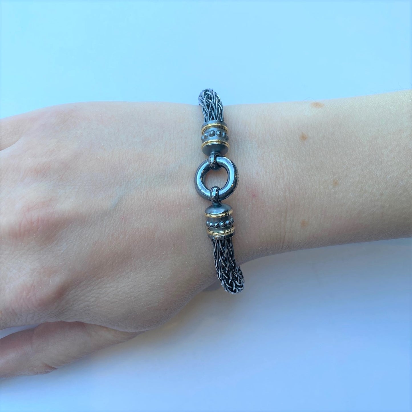 Custom Jewelry, Roman chain bracelet, llyn strong, Greenville, South Carolina