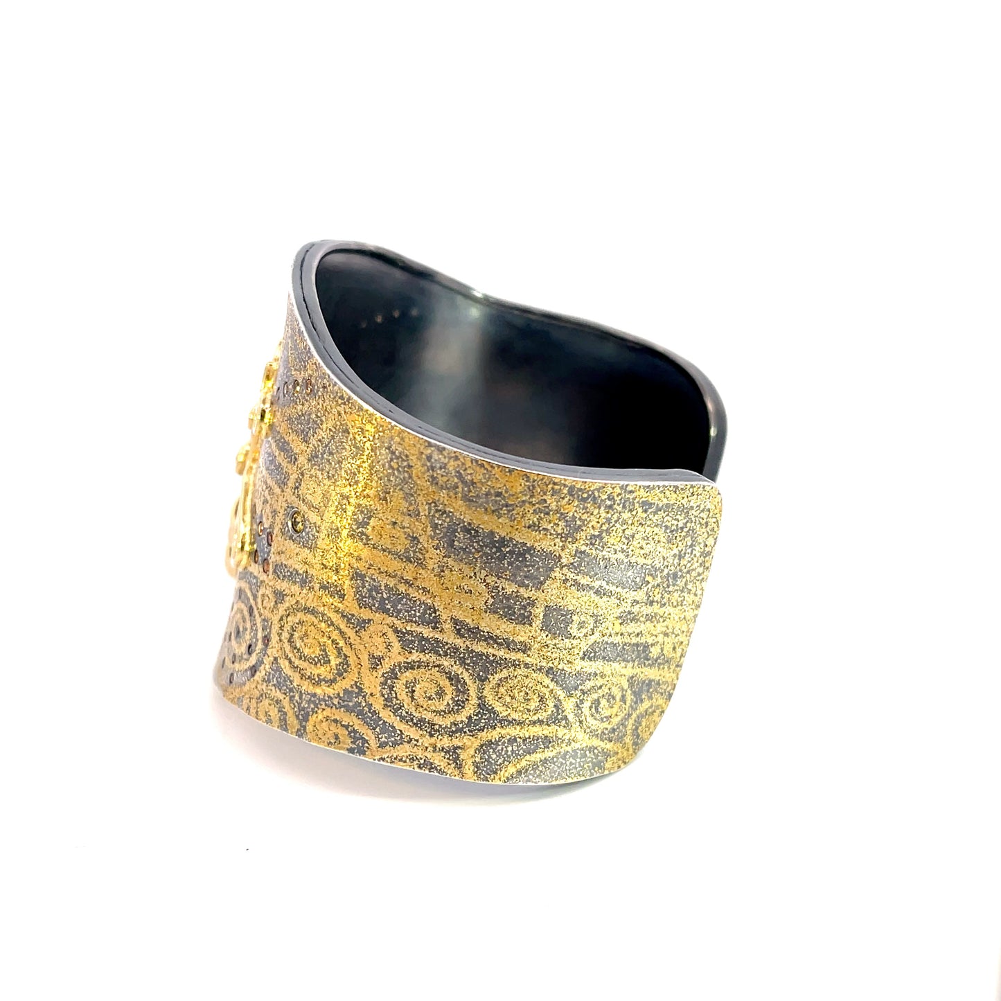 "Bee Klimt" Cuff Bracelet