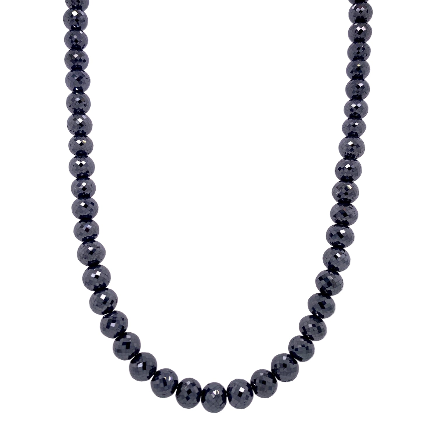 Large Black Diamond Necklace